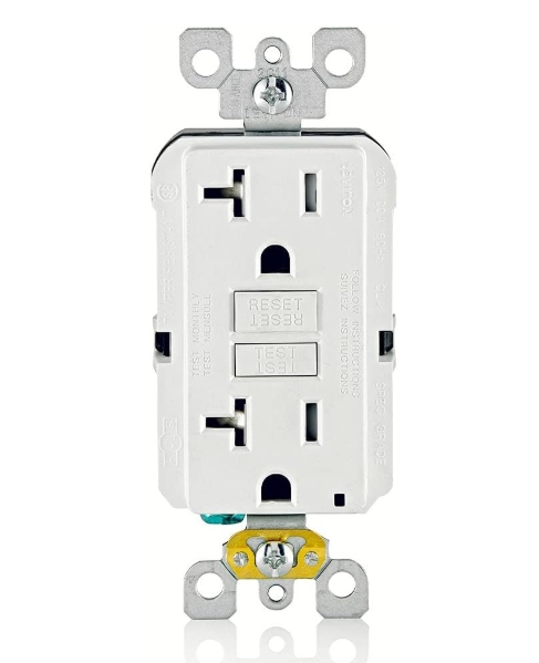 Self-Test Safety Switch with Plate – 15 A