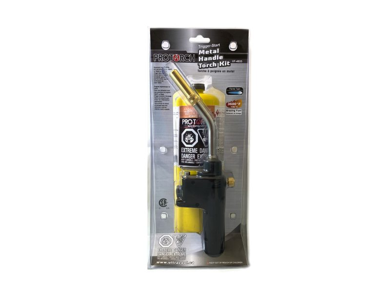 Ultra Cool Protorch Heavy Duty Metal Handle Torch Kit with Propane Cylinder - 16.1 oz
