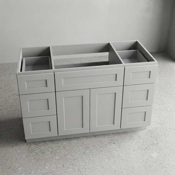VANITY SHAKER 60" DRAWER BOTH GR